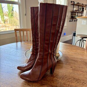 Tsubo Womens Knee High Pleated Boots